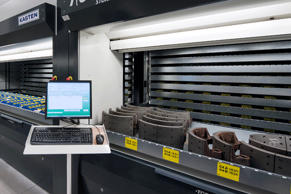 Vertikální skladovací moduly (VLM).